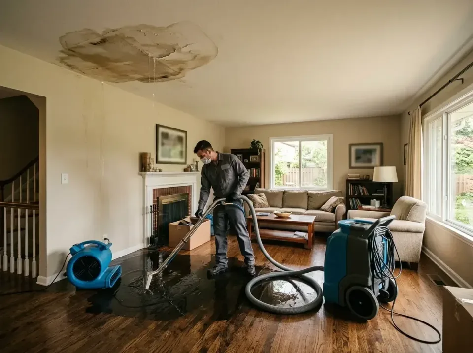 attic-pipe-burst-ceiling-drip-008 — frequently asked questions, Water Damage Restoration & Carpet Care in Spencer, IN